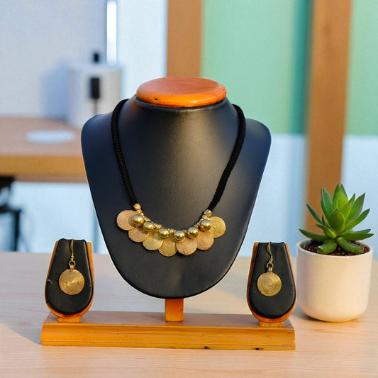 Dhokra Craft Handmade Samohini Necklace set