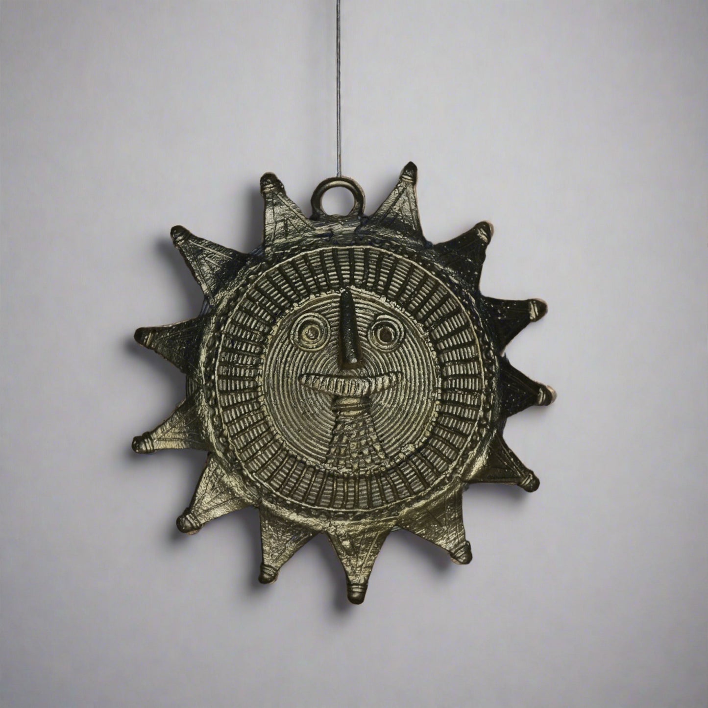 Dhokra Craft -Sun Face Wall Hanging Home Décor