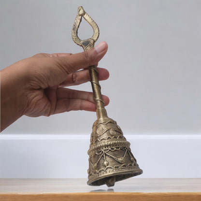 Dhokra Craft - Handmade Bell For Puja