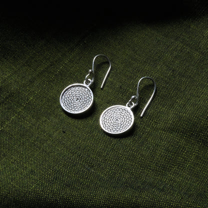 Silver Filigree Authentic Handmade Dangle Earrings