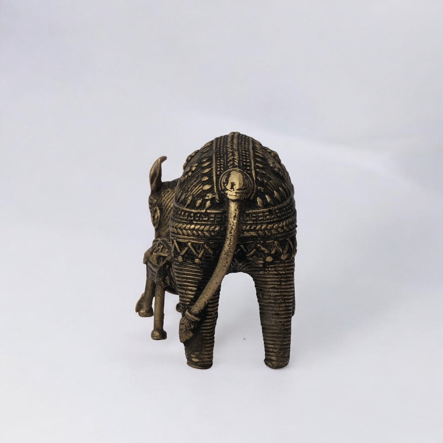 Dhokra Craft - Kaamdhenu and its Calf