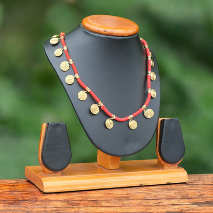 Dhokra Craft Handmade Rustic Elegance Necklace