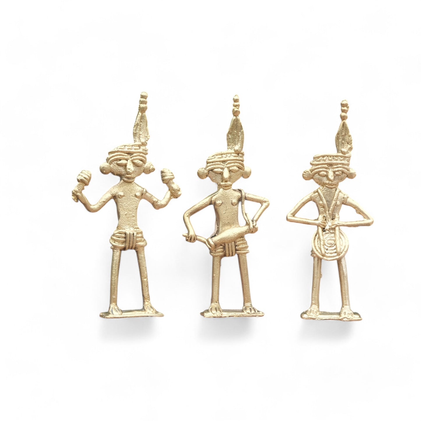 Dhokra Craft- Set of 3 Musicians