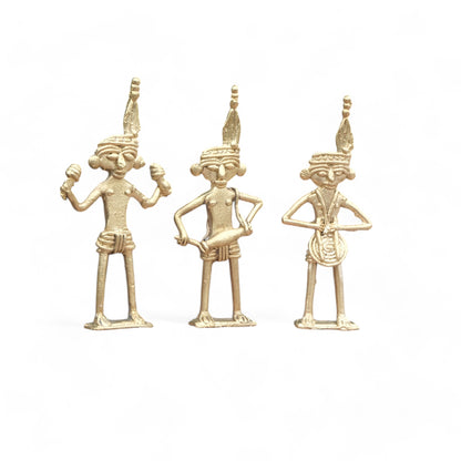 Dhokra Craft- Set of 3 Musicians