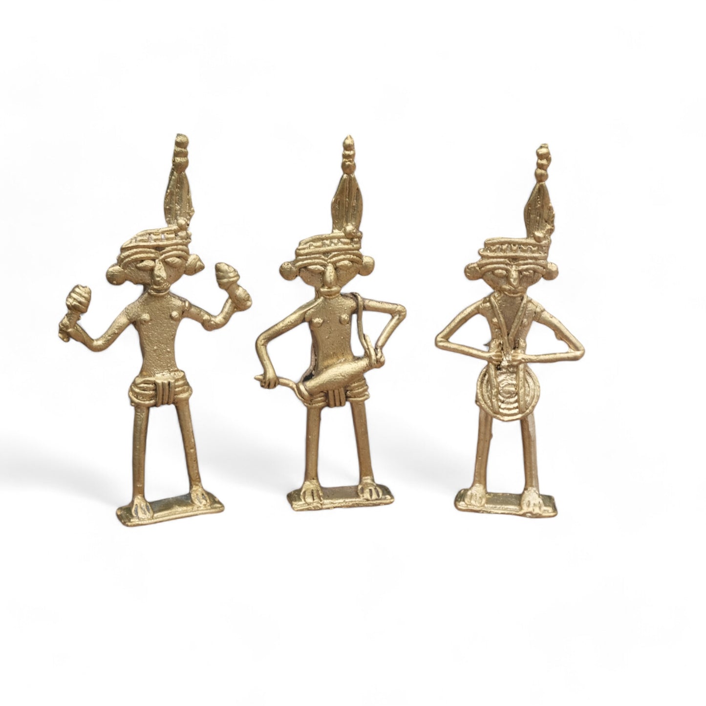 Dhokra Craft- Set of 3 Musicians