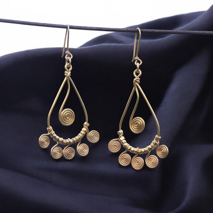 Dhokra Craft Handmade Mrutika Earrings