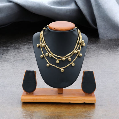 Dhokra Craft Handmade Nirjhjarini Necklace