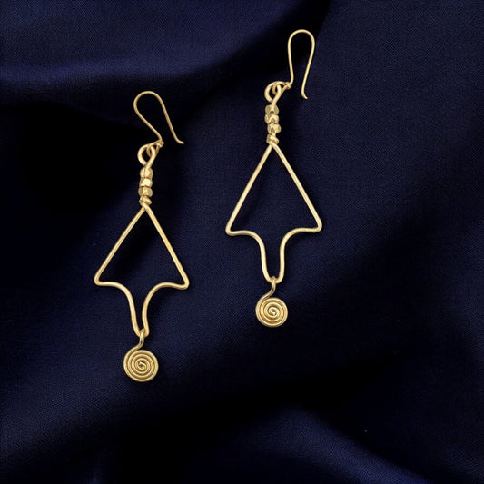 Dhokra Craft Handmade Upasana Earrings