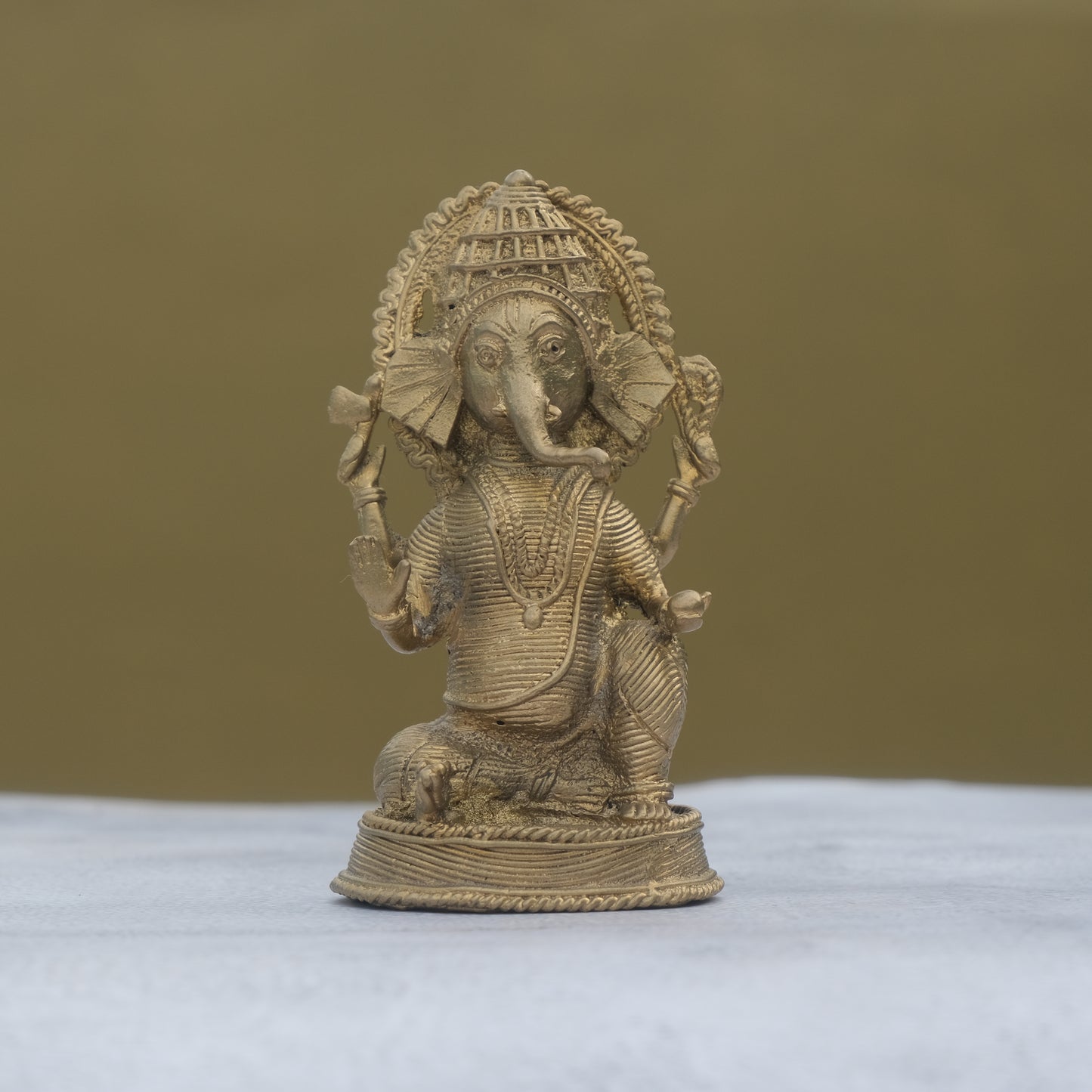 Dhokra Craft Ganesh Idol