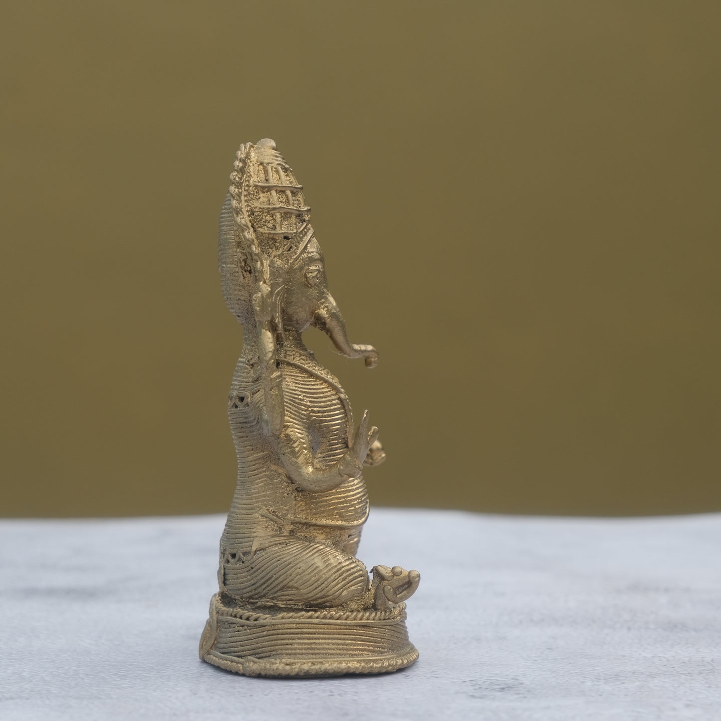 Dhokra Craft Ganesh Idol