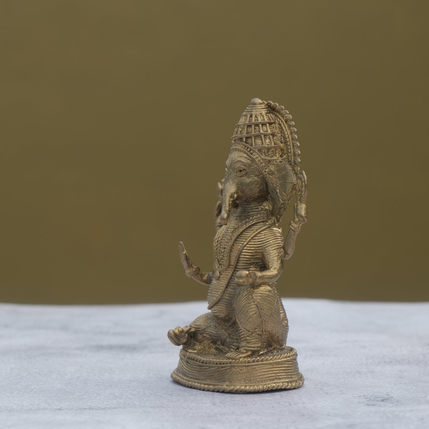 Dhokra Craft Ganesh Idol