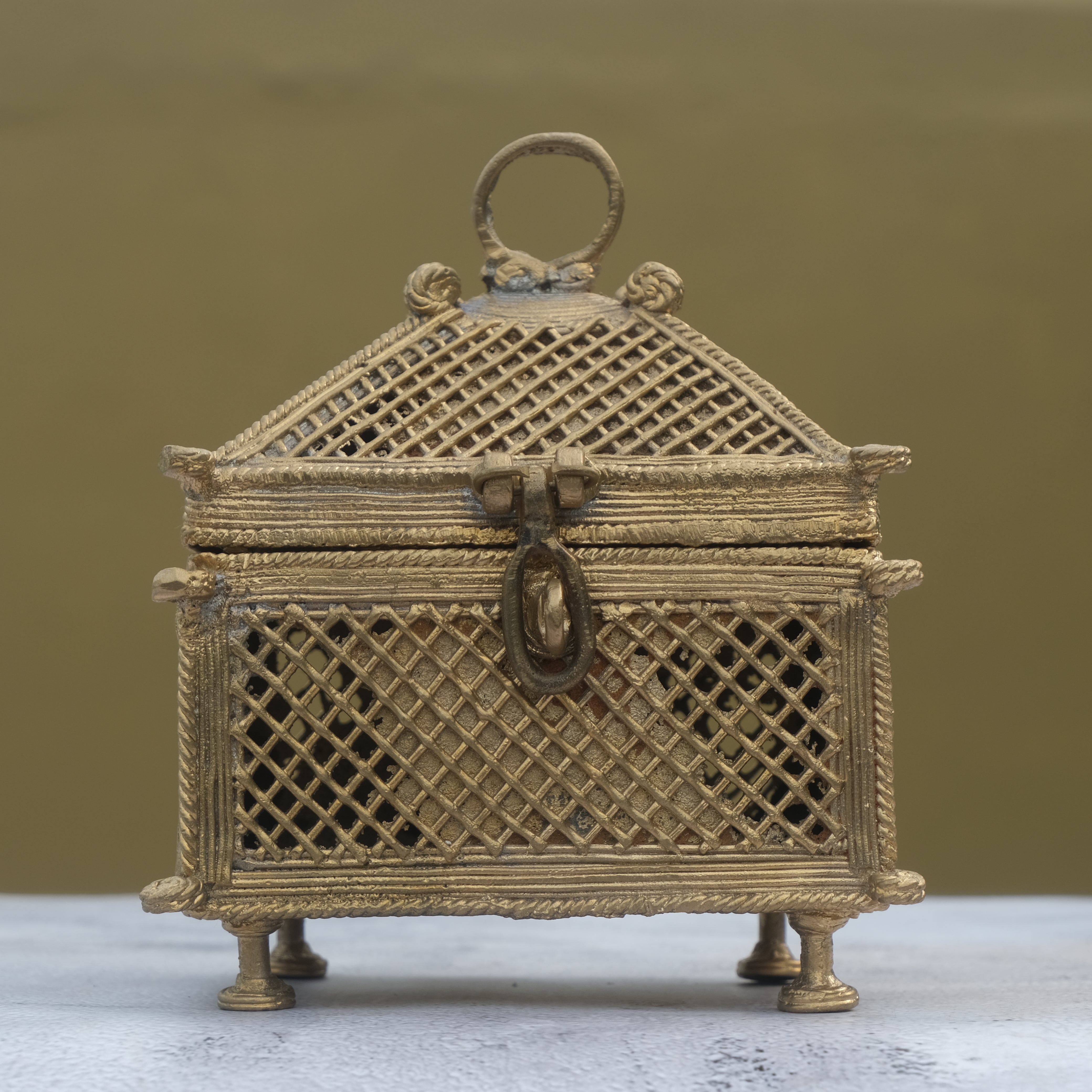 Dhokra Craft Sandook Box – KalaKart