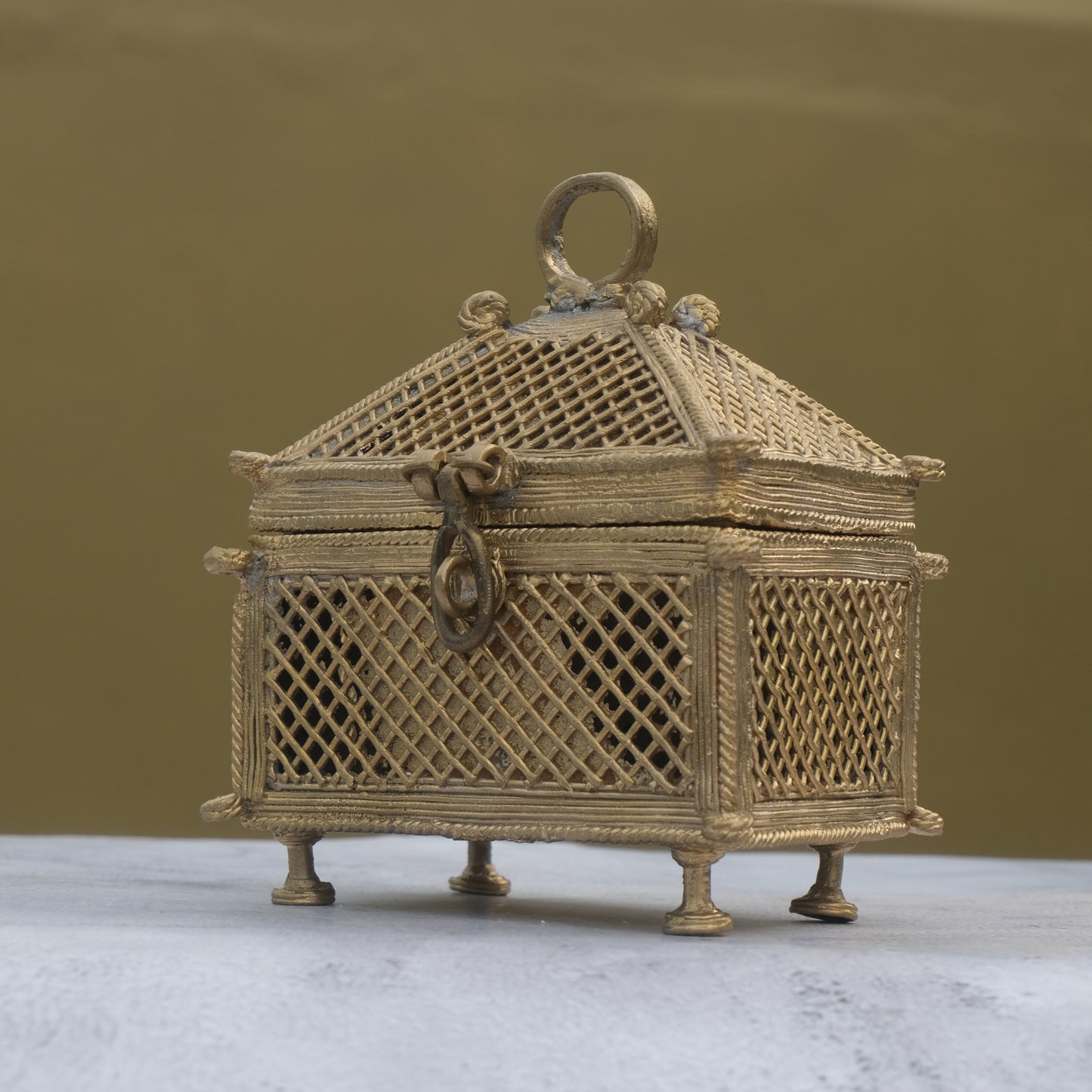 Dhokra Craft Sandook Box