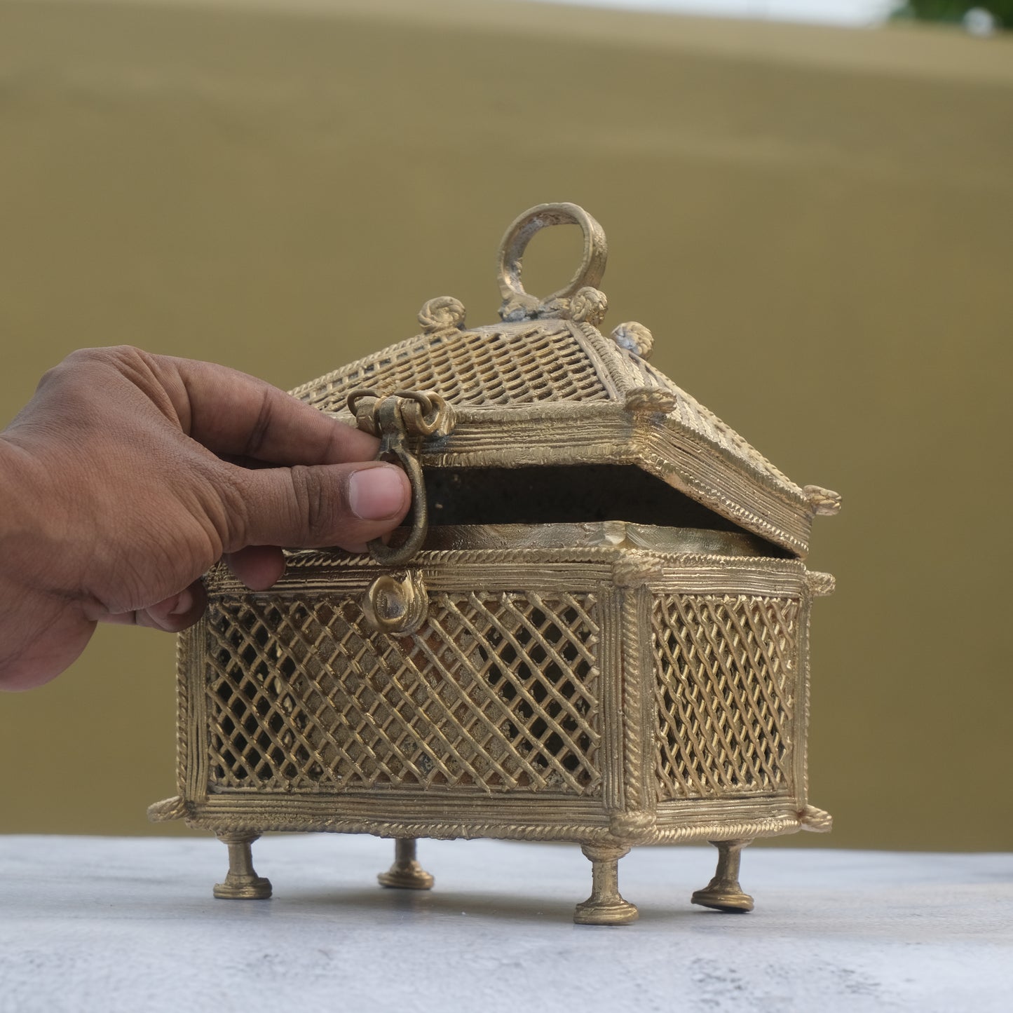 Dhokra Craft Sandook Box