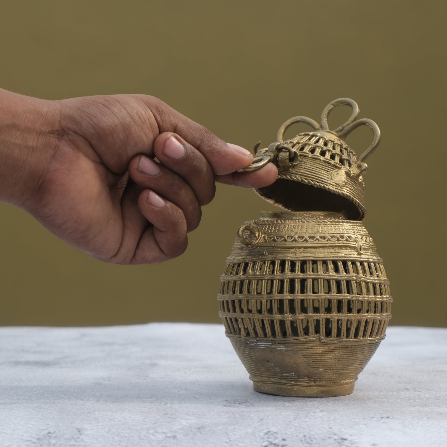 Dhokra Craft Pitara Box