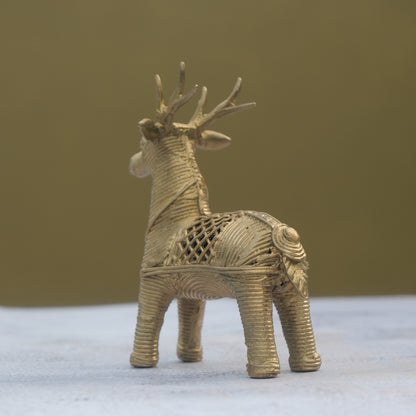 Dhokra Craft Standing Deer