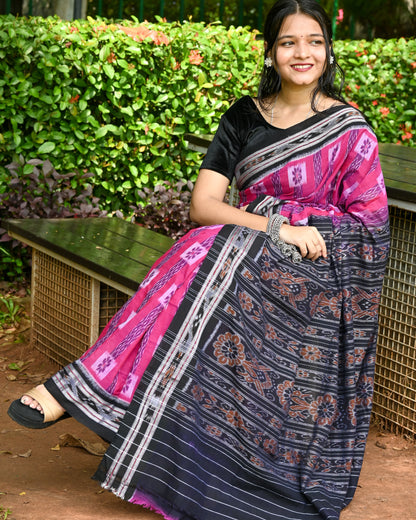 Maniabandha Ethnic Elegance Handloom Cotton Saree