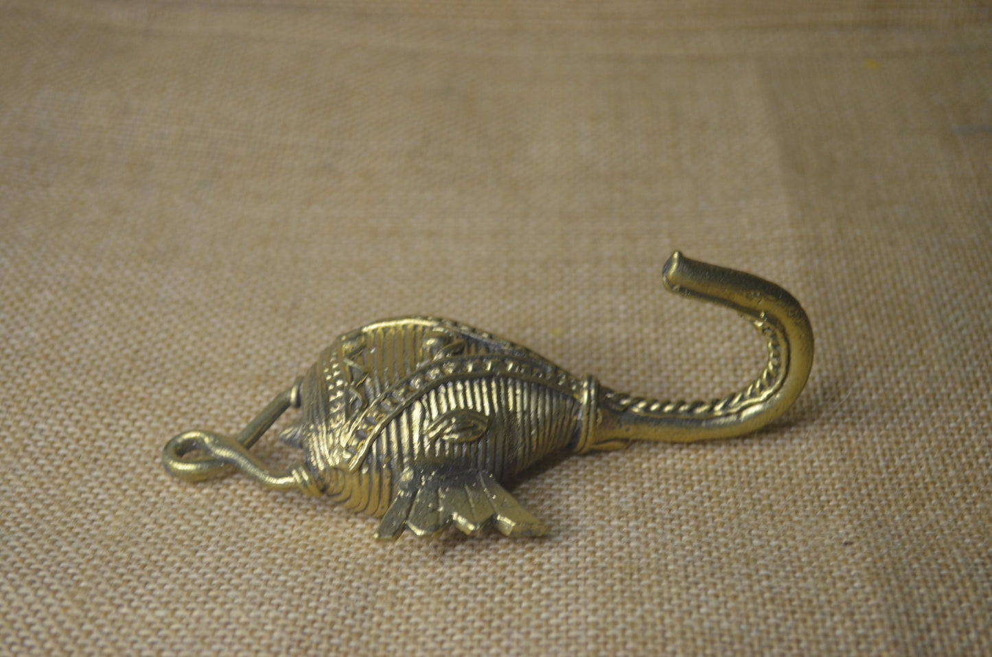 Dhokra Craft - Elephant Key Holder