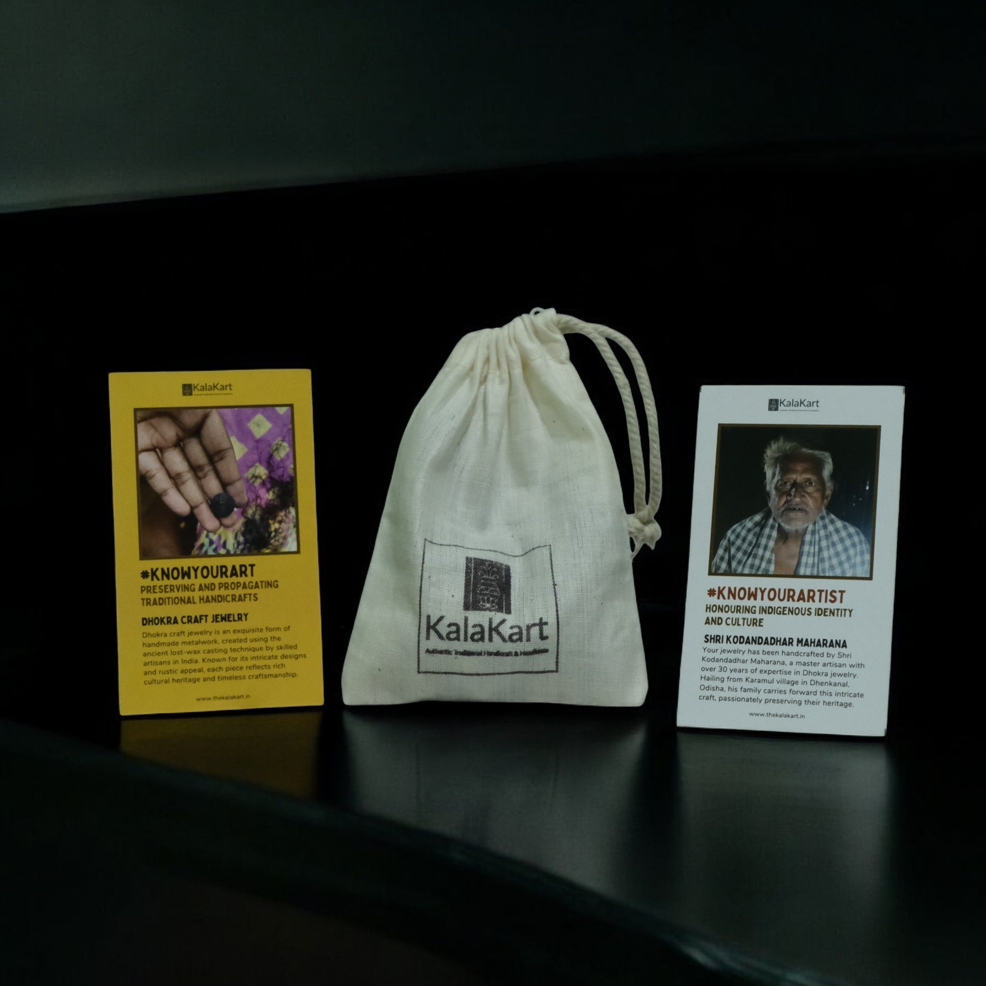 Authentic Odisha Dhokra earrings 