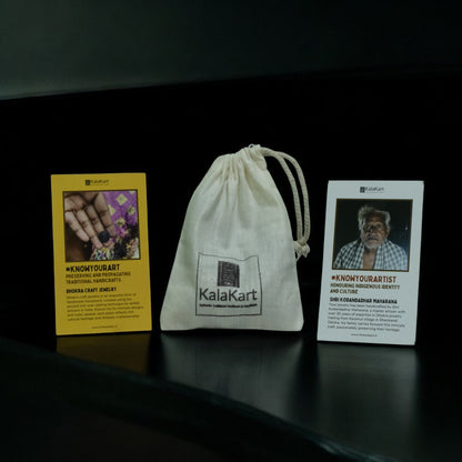 Authentic Odisha Dhokra earrings 