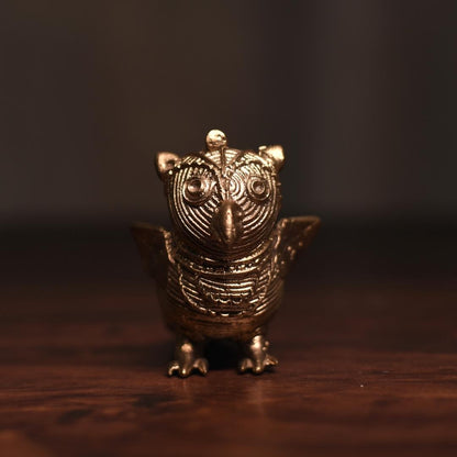 Dhokra Craft Home Decor -  Miniature Owl