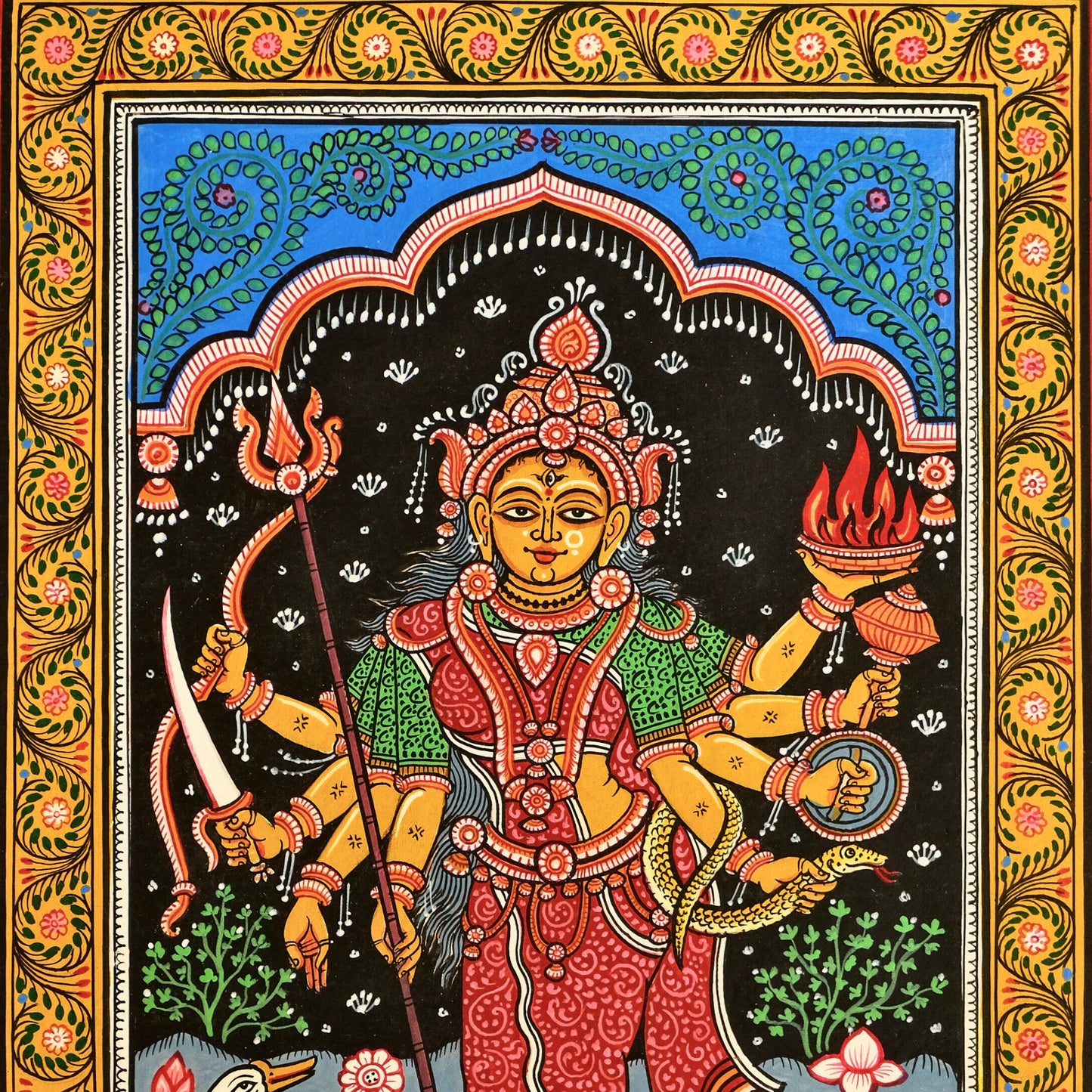 Pattachitra Painting - Goddesses Durga