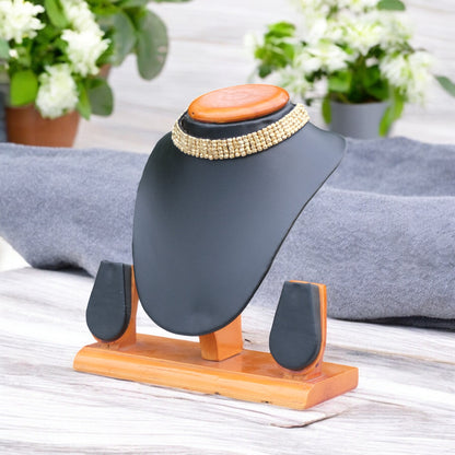 Handcrafted Dhokra chocker necklace with tribal motifs by KalaKart