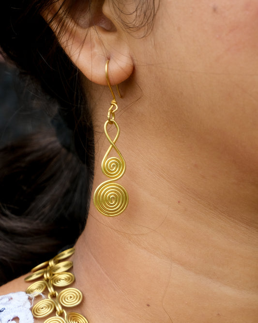 Dhokra Craft Handmade Barnali Earrings