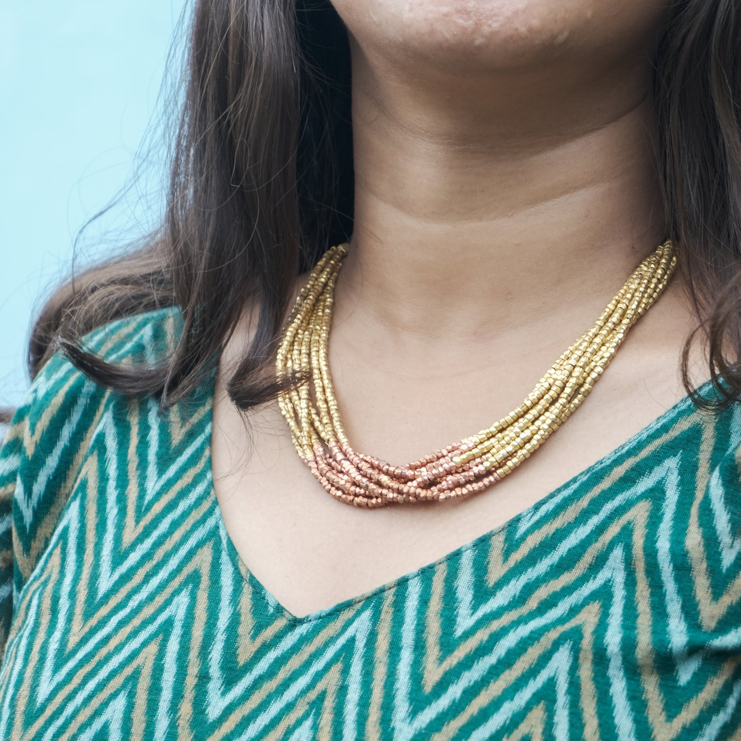 Dhokra Craft Handmade Swarna Necklace