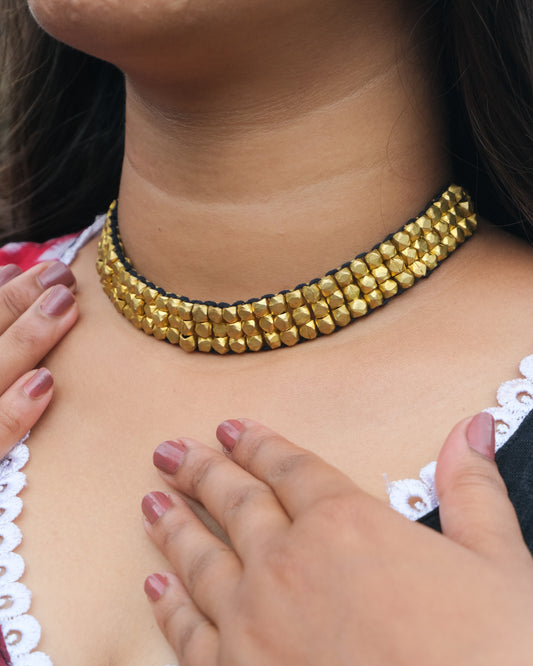 Dhokra Craft Handmade Shrungaar Necklace