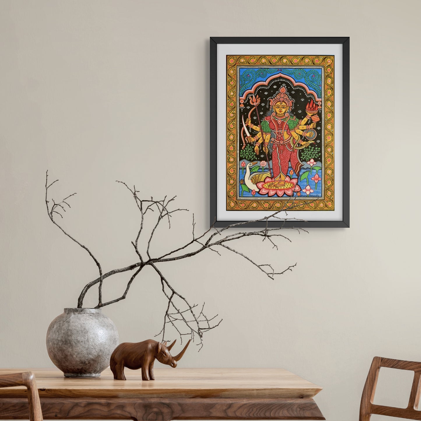 Pattachitra Painting - Goddesses Durga