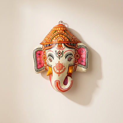white-lord-ganesha-pattachitra-paper-mache-mask-6-inch
